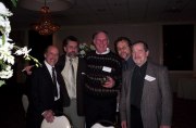 Andy Salemi ('61), Phil Abraham ('60), Tommy Raymond ('60), Jerry Kasper, John Kasper (Photo courtesy of Jerry Kasper)