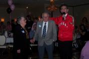 This couple (with Dick Biondi in red) has been married over 50 years! (Photo courtesy of Betti Marino-Wasek)