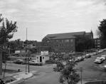 In this 1959 photo, construction of the new school is just starting, on the same spot where the old school once stood.