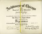 OLA Diploma from 1944 (Courtesy of Frank Mason)