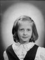 Angelic (note the 'halo') Lorraine Senorski (now Lorraine King) in a 1953 first grade photo. (Photo Courtesy of Lorraine King)